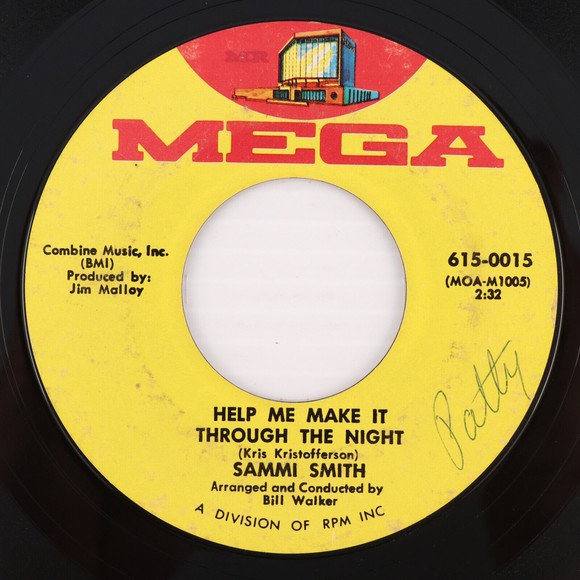 Sammi Smith, Help Me Make It Through The Night/When Michael Calls 45 rpm Record - Picture 1 of 8